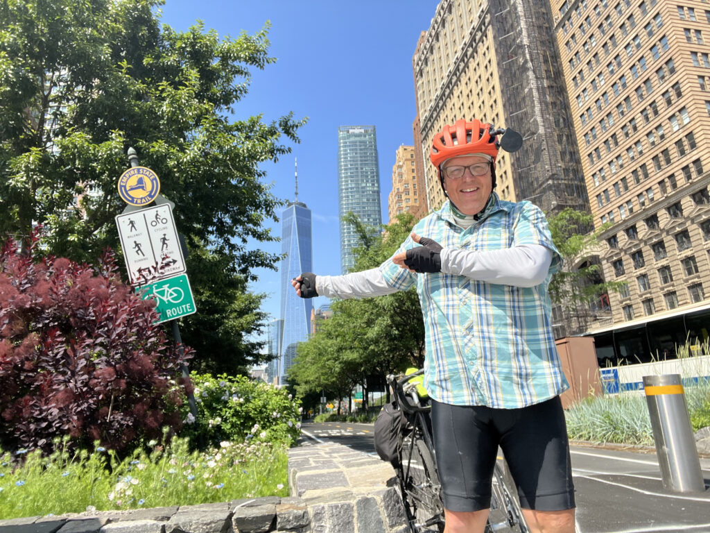 Battery Park - South terminus of the Empire State Bike Trail